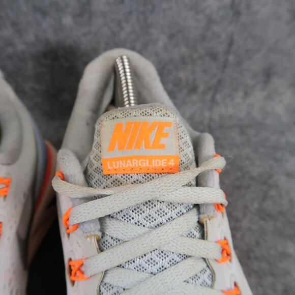 Nike Shoes Womens 7.5 Athletic Trainer Lunarglide 4 Running Sneaker Comfort Grey - Picture 4 of 13